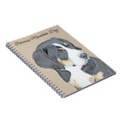 Bernese Mountain Hund Malerei - Original Hunde Kun Notizblock (Rechte Seite)