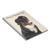 Bernese Mountain Hund Malerei - Original Hunde Kun Notizblock (Rechte Seite)