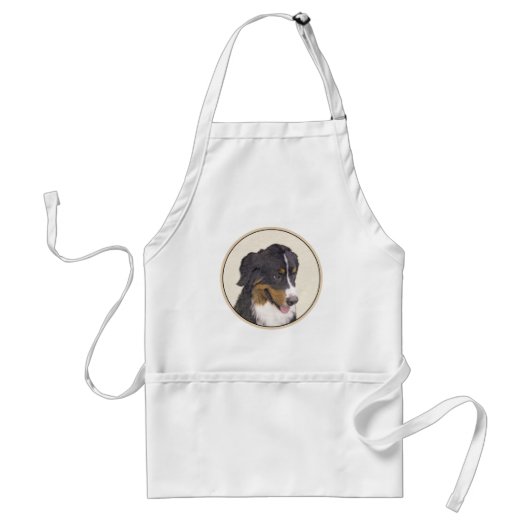 Bernese Mountain Hund Malerei - Original Hunde Kun Schürze (Vorne)