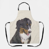 Bernese Mountain Hund Malerei - Original Hunde Kun Schürze (Vorderseite)