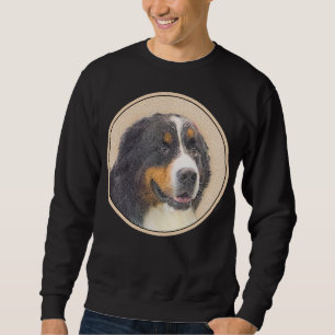 Bernese Mountain Hund Malerei - Original Hunde Kun Sweatshirt