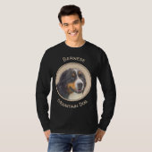 Bernese Mountain Hund Malerei - Original Hunde Kun T-Shirt (Vorne ganz)