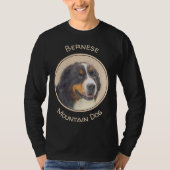 Bernese Mountain Hund Malerei - Original Hunde Kun T-Shirt (Vorderseite)