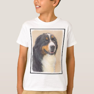 Bernese Mountain Hund Malerei - Original Hunde Kun T-Shirt