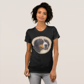 Bernese Mountain Hund Malerei - Original Hunde Kun T-Shirt (Vorne ganz)