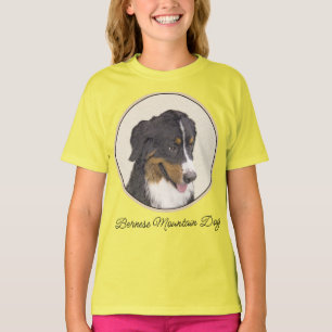 Bernese Mountain Hund Malerei - Original Hunde Kun T-Shirt