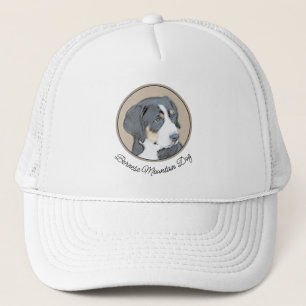 Bernese Mountain Hund Malerei - Original Hunde Kun Truckerkappe