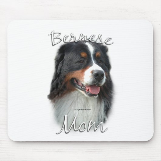 Bernese Mountain Hund Mama 2 Mousepad (Vorne)