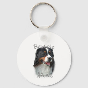 Bernese Mountain Hund Mama 2 Schlüsselanhänger