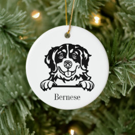 Bernese Mountain Hund Personalisierten Haustier Or Keramik Ornament