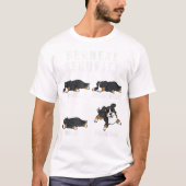 Bernese Mountain Hund Security Funny Hund TShirt (Vorderseite)