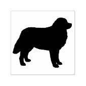 Bernese Mountain Hund Silhouette Selbstgefällige B Permastempel (Design)