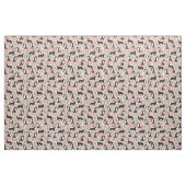 Bernese Mountain Hund Vintage Blumencreme Stoff (Fat Quarter (45,7 x 55,9 cm))