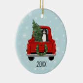 Bernese Mountain Hund Weihnachten Keramik Ornament (Rechts)