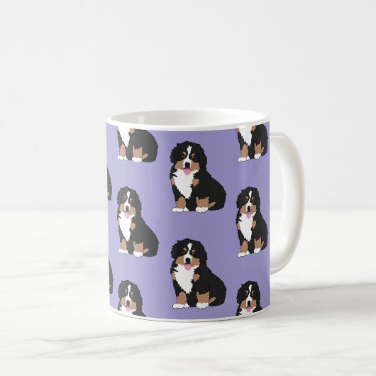 Bernese Mountain Hund Welpe Coffee Tasse (VorderseiteRechts)