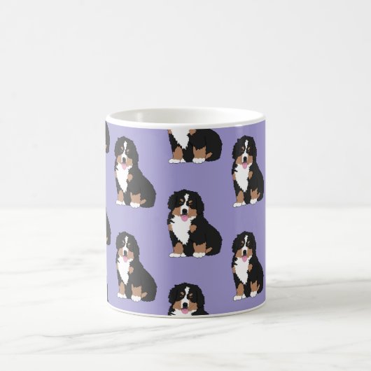 Bernese Mountain Hund Welpe Coffee Tasse (Mittel)