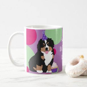 Bernese Mountain Hund Welpe Geburtstag Kaffeetasse