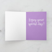 Bernese Mountain Hund Welpe Geburtstag Karte (Innenseite)