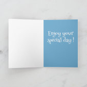 Bernese Mountain Hund Welpe Geburtstag Karte (Innenseite)