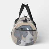 Bernese Mountain Hund Welpe Malerei Niedliche Haus Duffle Bag (Rechts)