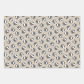 Bernese Mountain Hund Welpe Malerei Niedliche Haus Geschenkpapier Set (Vorderseite)