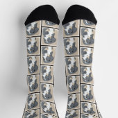 Bernese Mountain Hund Welpe Malerei Niedliche Haus Socken (Oben)