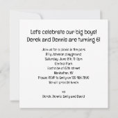 Bernese Mountain Hundeinladung, Hundegeburt Einladung (Rückseite)