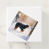 Bernese Mountain Let It Snow Weihnachten Geschenkanhänger (Beispiel)