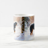 Bernese Mountain Let It Snow Weihnachten Kaffeetasse (Mittel)