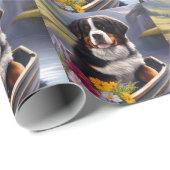 Bernese Mountain on a Paddle: Ein Landschaftliches Geschenkpapier (Rolleneckpunkt)