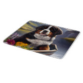 Bernese Mountain on a Paddle: Ein Landschaftliches Schneidebrett (Ecke)