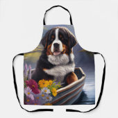 Bernese Mountain on a Paddle: Ein Landschaftliches Schürze (Vorderseite)