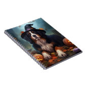 Bernese Mountain Pumpkins Halloween Beängstigend Notizblock (Rechte Seite)