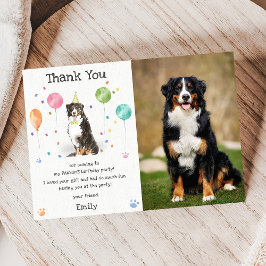Bernese Mountain Puppy Dog Geburtstag Danke Karte