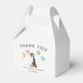 Bernese Mountain Puppy Dog Geburtstag Vielen Dank Geschenkschachtel