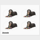 Bernese Mountain Puppy Dog Sticker / Siegel (Blatt)