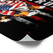 Bernese Mountain sogar meine Hunde Lieben Trump Fu Poster (Ecke)