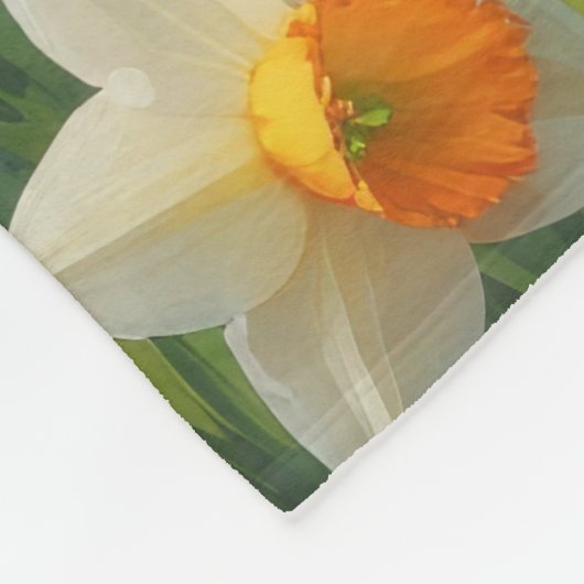 Bernese Mountain Spring Blumen Malerei Fleecedecke (Ecke)