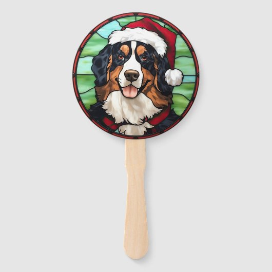 Bernese Mountain verkleidete Gläserweihe Fächer (Vorderseite)