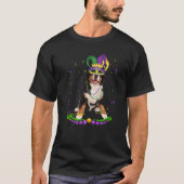 Bernese Mountain Wear Karneval Maske Mardi Gras T-Shirt (Vorderseite)