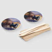 Bernese Mountain Weihnachtsfeiertage Fächer (Non-assembled)