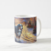 Bernese Mountain Weihnachtsfeiertage Kaffeetasse (VorderseiteRechts)