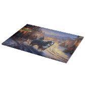 Bernese Mountain Weihnachtsfeiertage Schneidebrett (Ecke)