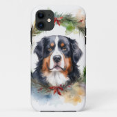 Bernese Mountain Weihnachtsfest Papa Case-Mate iPhone Hülle (Rückseite)