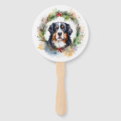 Bernese Mountain Weihnachtsfest Papa Fächer (Rückseite)