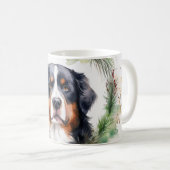 Bernese Mountain Weihnachtsfest Papa Kaffeetasse (VorderseiteRechts)