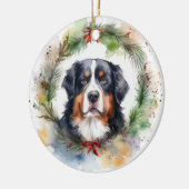 Bernese Mountain Weihnachtsfest Papa Keramik Ornament (Links)
