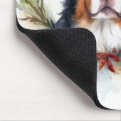 Bernese Mountain Weihnachtsfest Papa Mousepad (Ecke)
