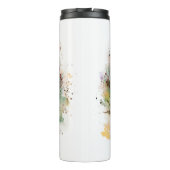 Bernese Mountain Weihnachtsfest Papa Thermosbecher (Rückseite)