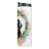 Bernese Mountain Weihnachtsfest Papa Thermosbecher (Nach rechts gedreht)